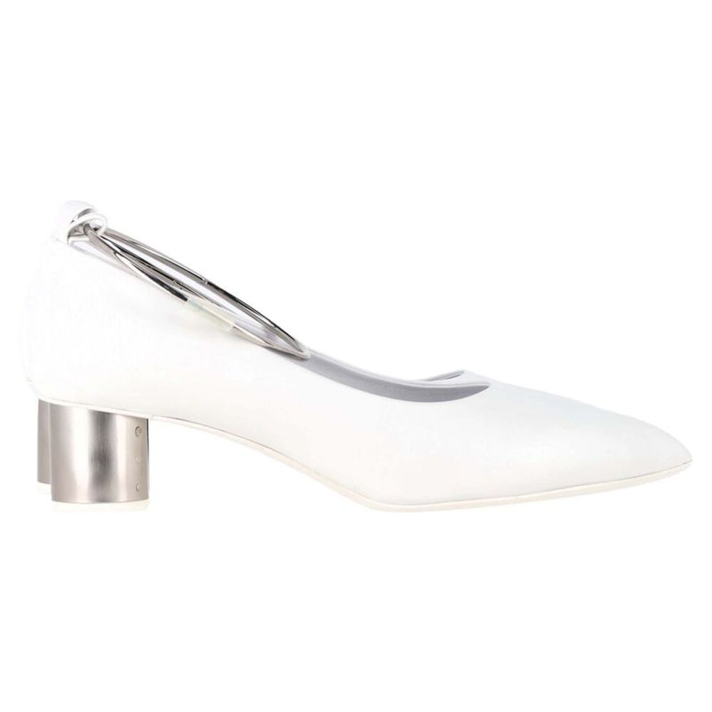 Jil Sander Alima Pumps in White Leather